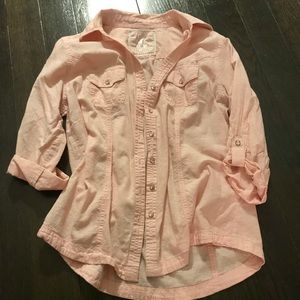 Light Pink Versona Button Up